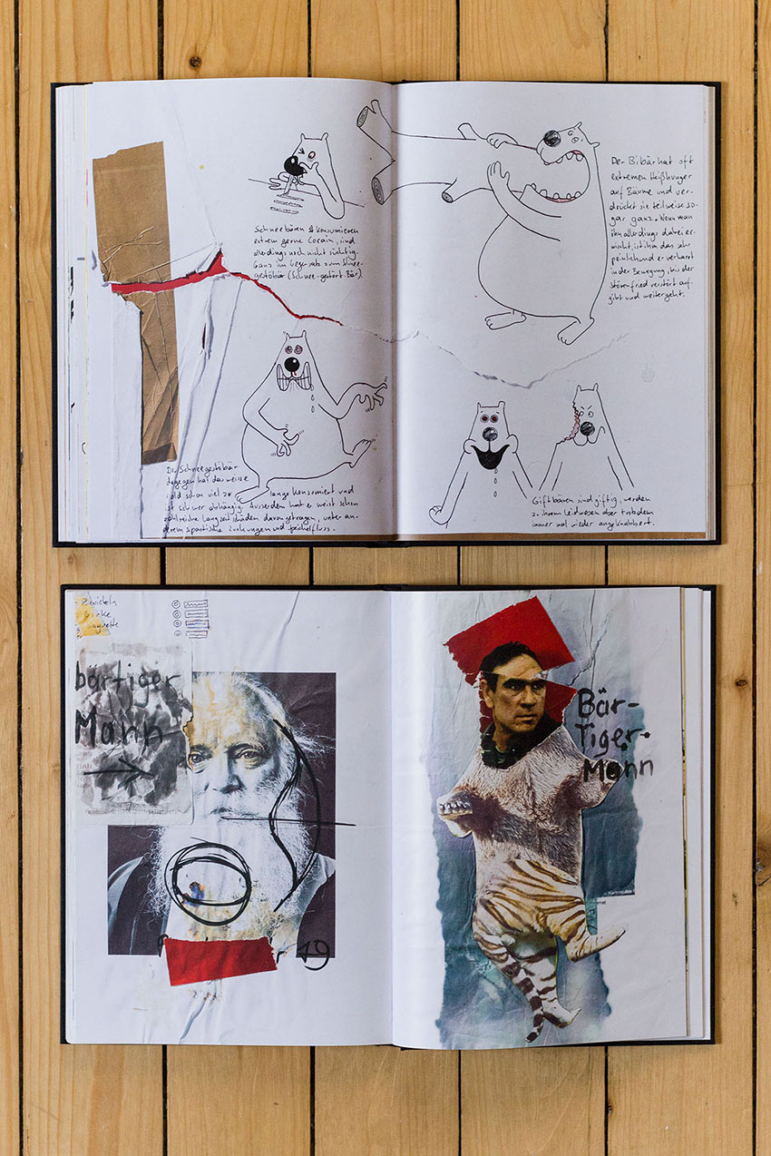 Das Bärenbuch schon wieder - Das Bärenbuch, lustige Wortwitze mit Bären im Cartoon und Comicstil von Künstler, Illustrator und Autor Markus Wülbern
